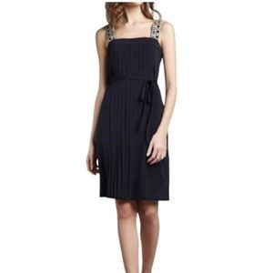 Tory Burch Navy Dress with details straps
